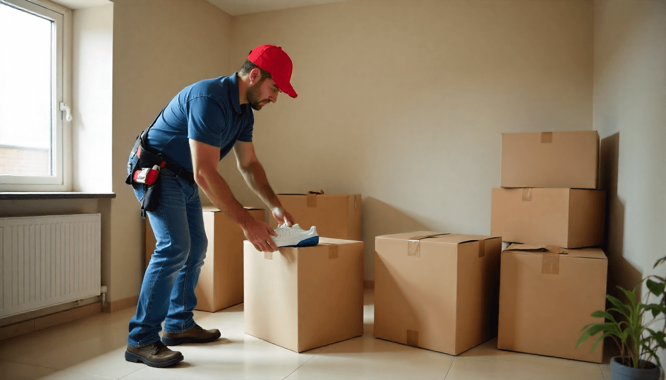 Equipo realizando vaciado de pisos en Madrid