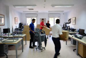 vaciado de oficinas en madrid en proceso