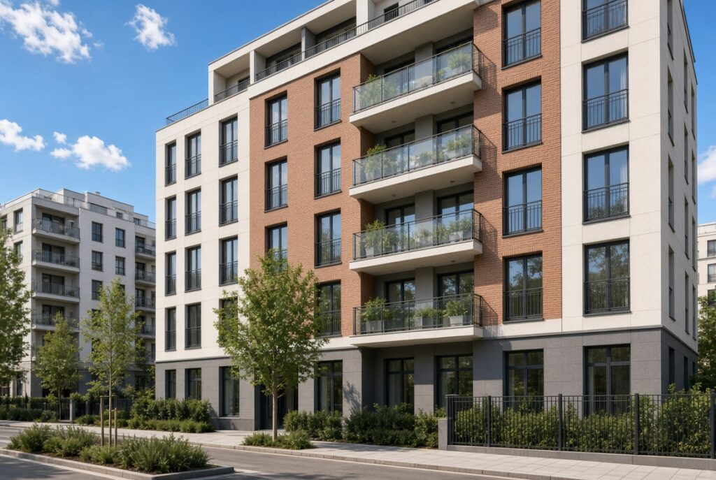 Edificio residencial en Madrid listo para vaciado de pisos