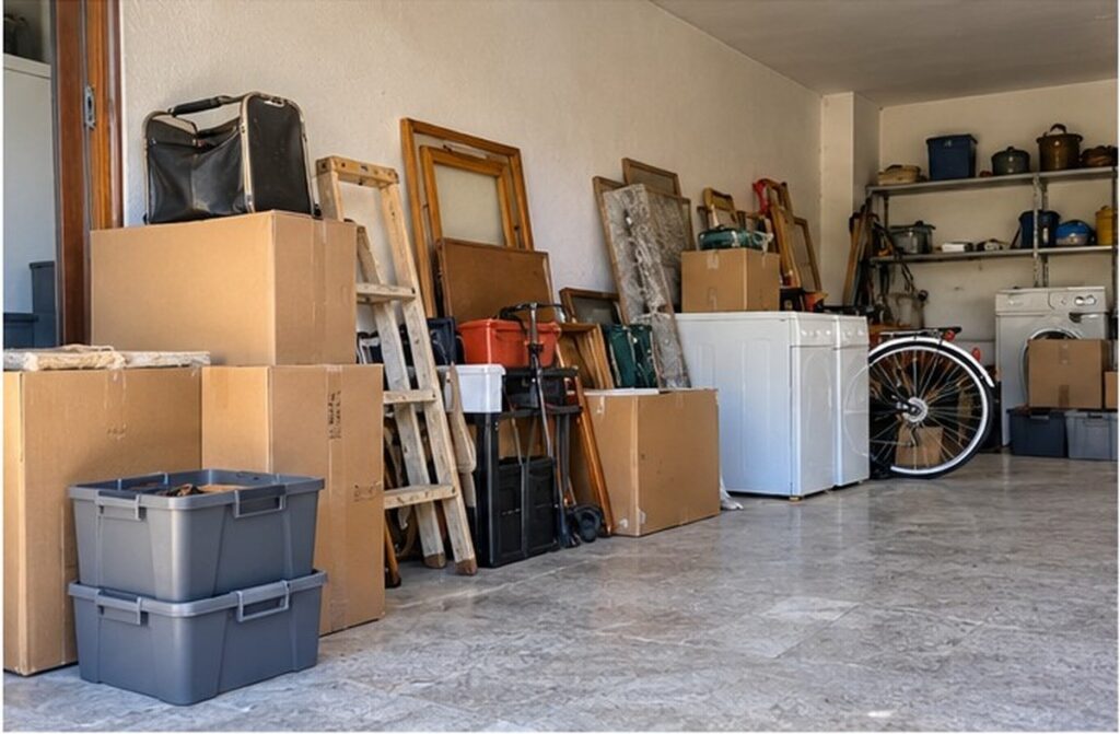 Organización de los objetos antes de vaciar una vivienda