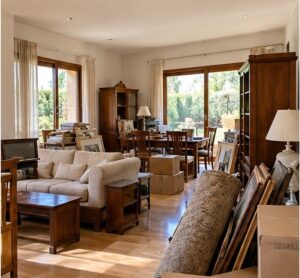 Retirada de muebles y enseres de una vivienda